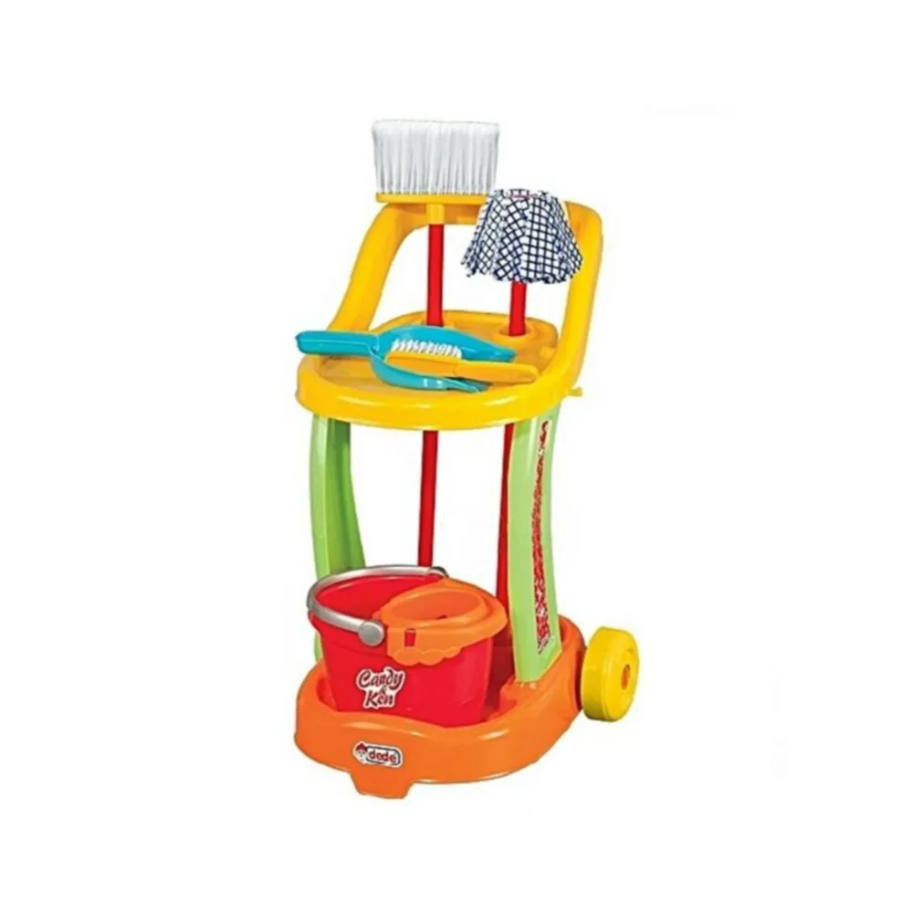 

Grandpa Candy & Ken Kids Cleaning Trolley Set Toys Broom for Kids Multi Functional 3 +