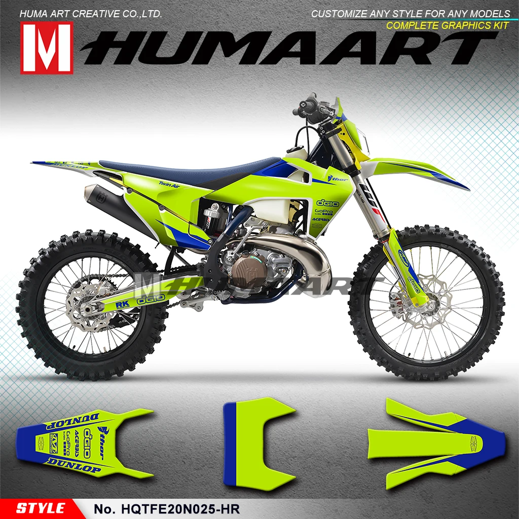 Графическая наклейка huпера для мотоцикла внедорожника MX Набор наклеек TE150i TE250i