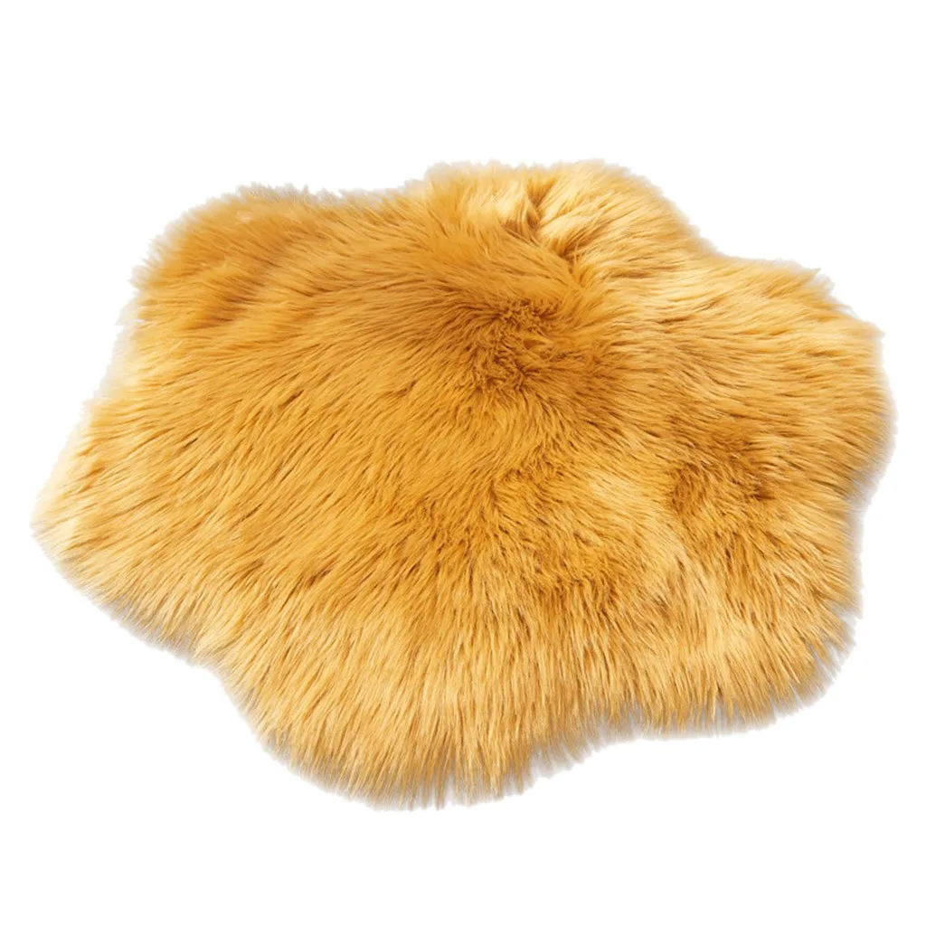 Мягкий коврик из искусственной овечьей шерсти для детской комнаты спальни