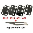 Объектив для камеры Samsung Galaxy A51, A71, A31, A41, A21S, A30S, A50S, A12, M21, S20 Plus Ultra fe Note 10 Lite, инструменты для задней камеры