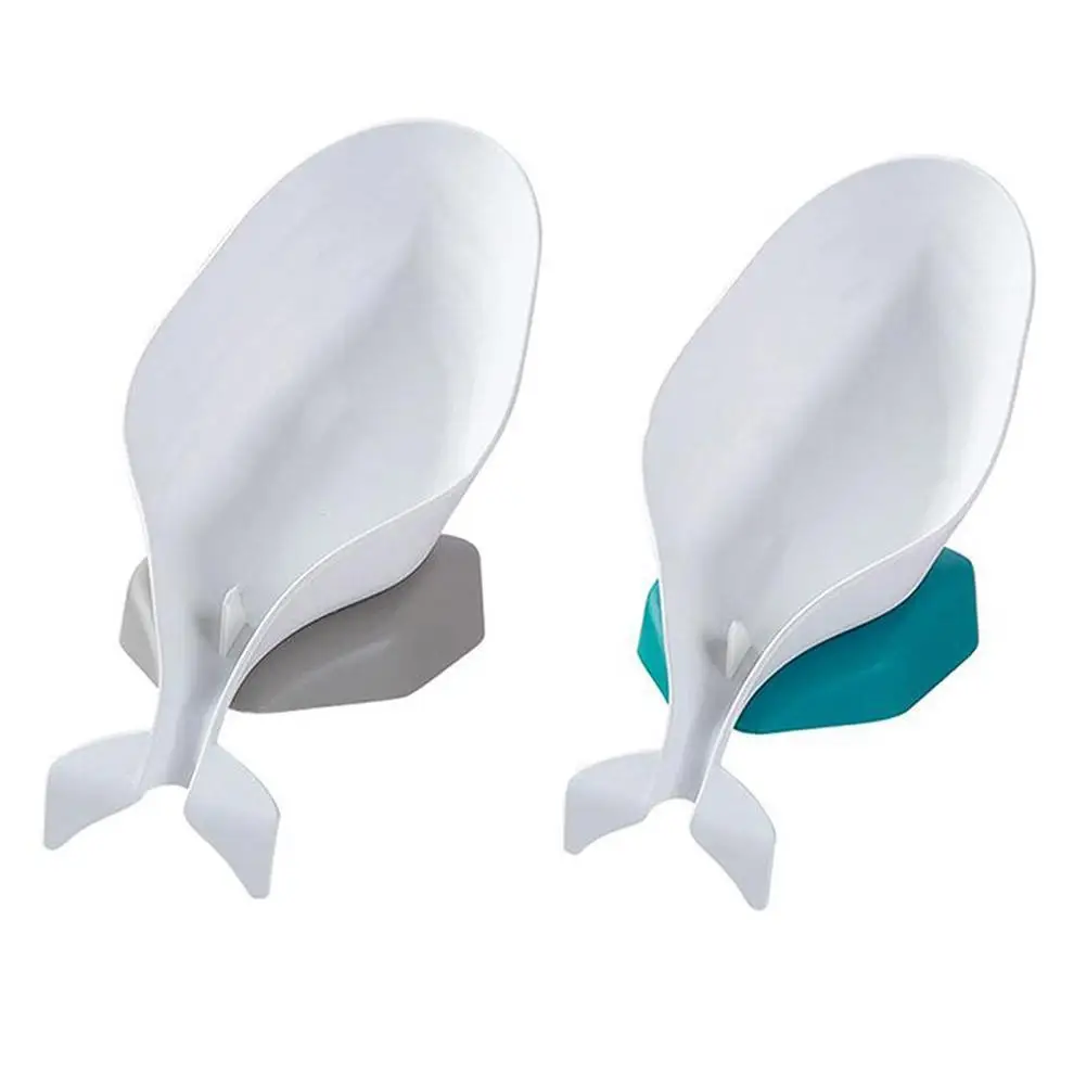 

Dolphin Shape Soap Box Bathroom Shelf Free Punching Holder Storage Plate Tray Holder Bathroom Supplies Gadgets Accessories