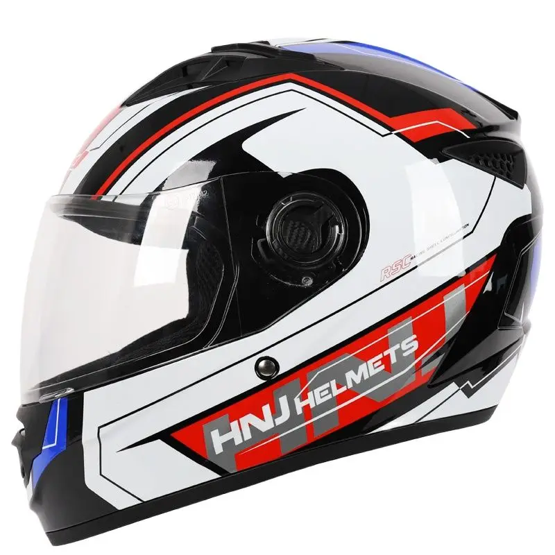White Motorcycle Helmet High Quality Full Face Helmet Racing Kask Crash Casque enlarge