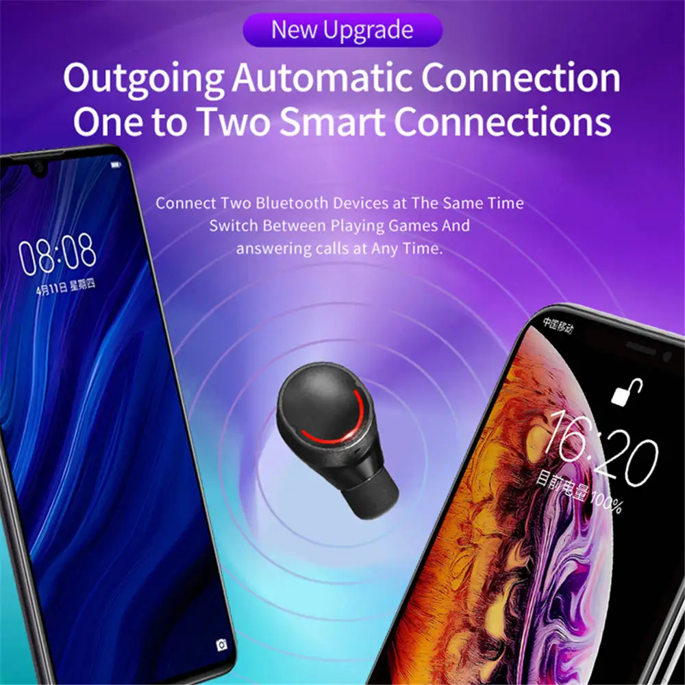 Новинка 2020 Bluetooth гарнитура ME 8 Новые магнитные наушники с одним ухом 5 0