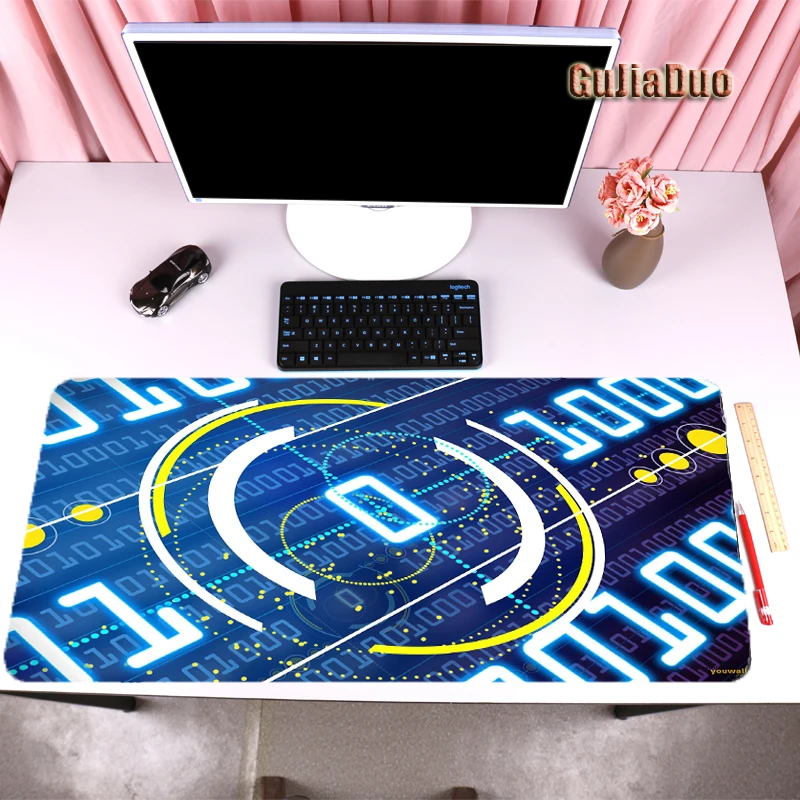 

GuJiaDuo цифровой арт креативный большой коврик для мыши резиновый водонепроницаемый Lockedge Настольный коврик для геймеров компьютерный Настол...