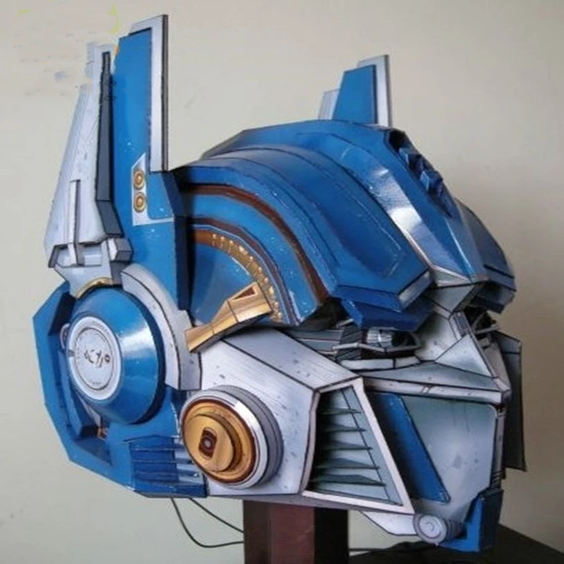 3D модель головы из бумаги сделай сам ручной фильм телевидение трансформер