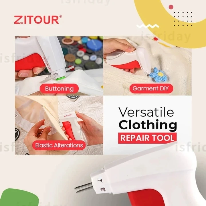 Zitour® Quick Button Attachment Tool Stitch Instant Mounting Gun Easy Convenient DIY Home Needlework Sewing Accessories |