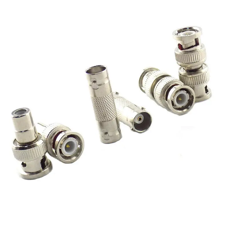 

10 PACK - BNC to RCA Female Male Adapter Plug Connector Plug For System CCTV Camera