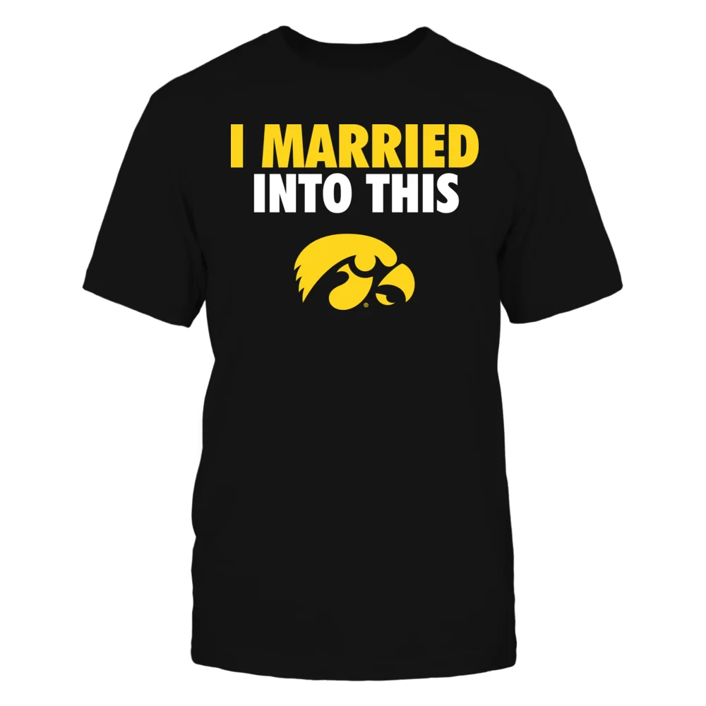 Iowa Hawkeyes-I gensed Into This-Футболка-Официальная Лицензированная одежда с круглым вырезом