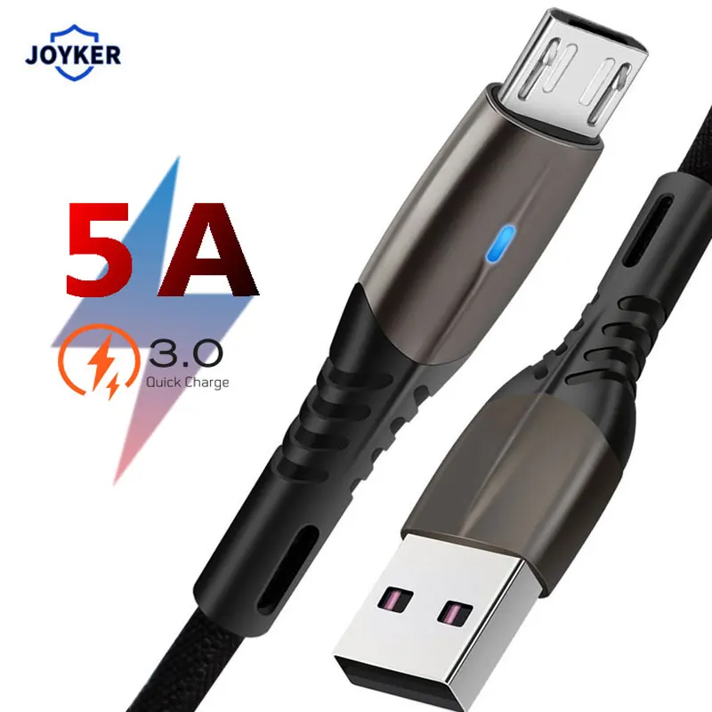 5А микро USB кабель для быстрой зарядки и синхронизации данных Samsung Xiaomi Huawei Android
