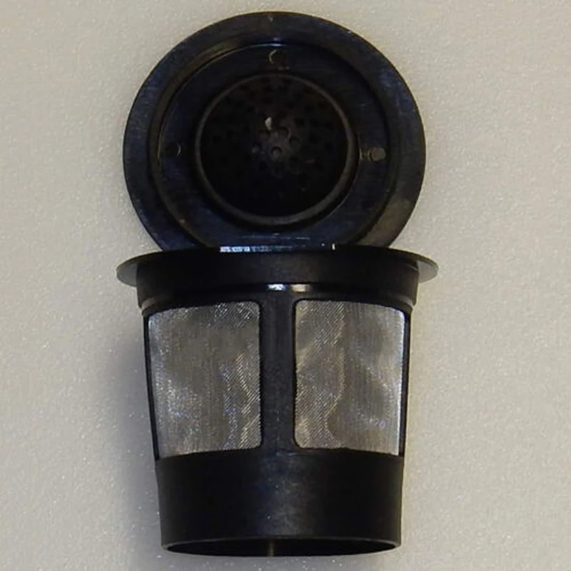 6 шт многоразовый фильтр для кофе из нержавеющей стали один черный инструмент