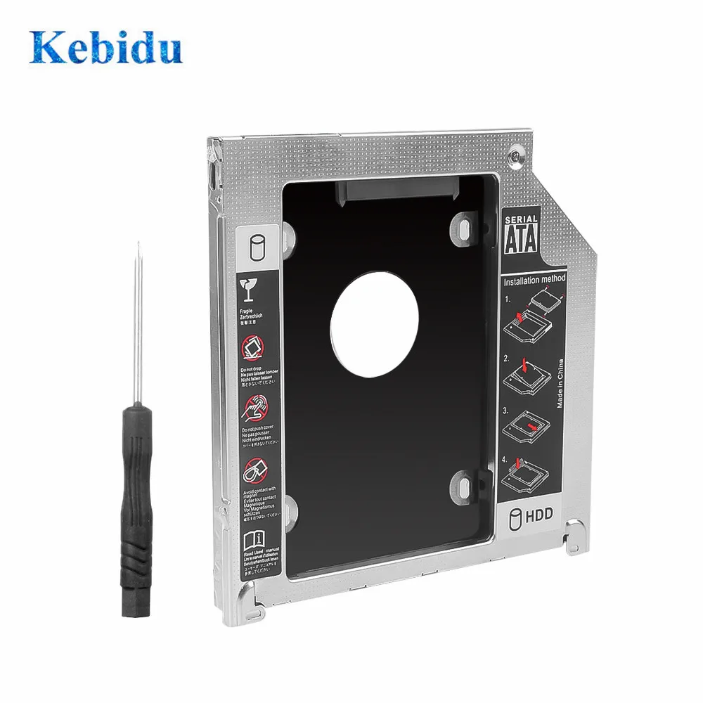 Второй HDD Caddy 2nd SATA 2 5 &quotжесткий диск SSD 9 мм корпус для Apple Macbook Pro Air A1278 A1286 A1297 DVD CD ROM