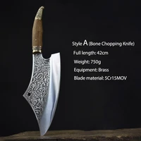 xituo slaughter chinese chef knife slicer handmade forged cleaver bone chopper fishing knife butcher high quality bone turkey