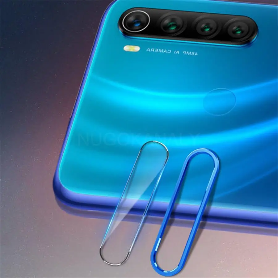 Закаленное стекло+ металлическое защитное кольцо для Xiao mi Red mi Note 8 8T 7 Pro K20 Защитная пленка для объектива камеры для mi 9 9T 8 SE A2 6X