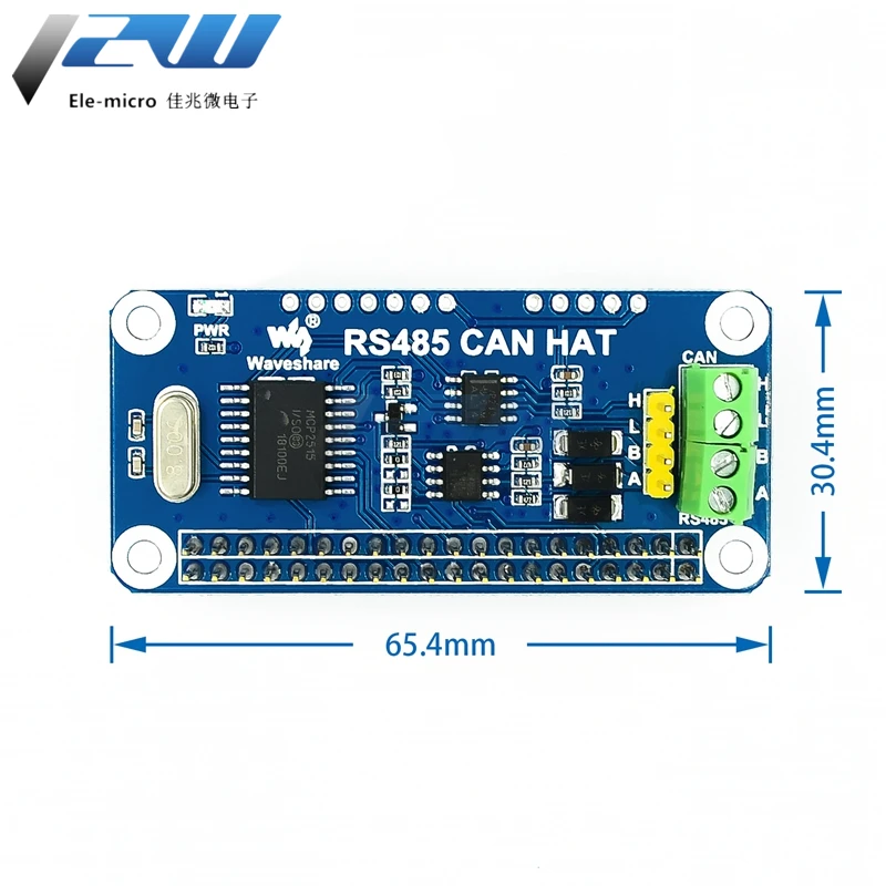 Raspberry Pi 3 4 B +/Zero W H аксессуары 3B Плата расширения RS485 SPI подключению Can-шины модуль
