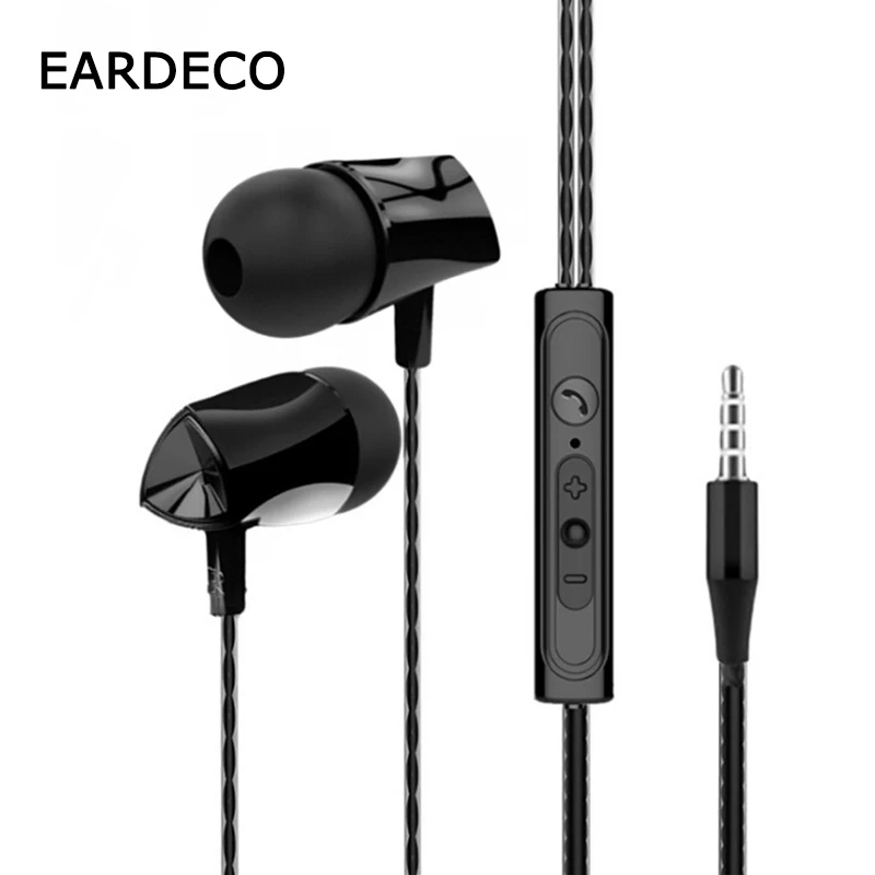 EARDECO, магнитные проводные наушники в ухо, спортивные наушники, гарнитура, бас провод, стерео наушники, Mp3 наушники, наушники с микрофоном, наушник