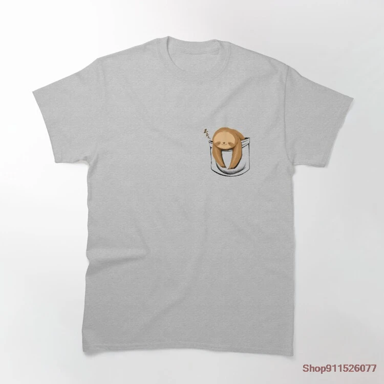 

Футболка мужская хлопковая с карманами, Повседневная рубашка с короткими рукавами и круглым вырезом, уличная одежда, лето