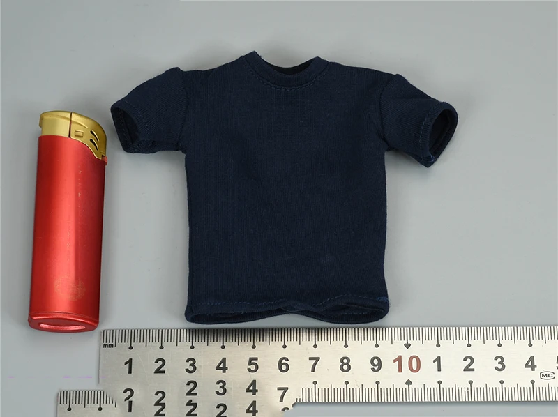 

1/6 Scale Navy Blue Short Sleeve T Shirt Model for 12''Body DIY Accessories