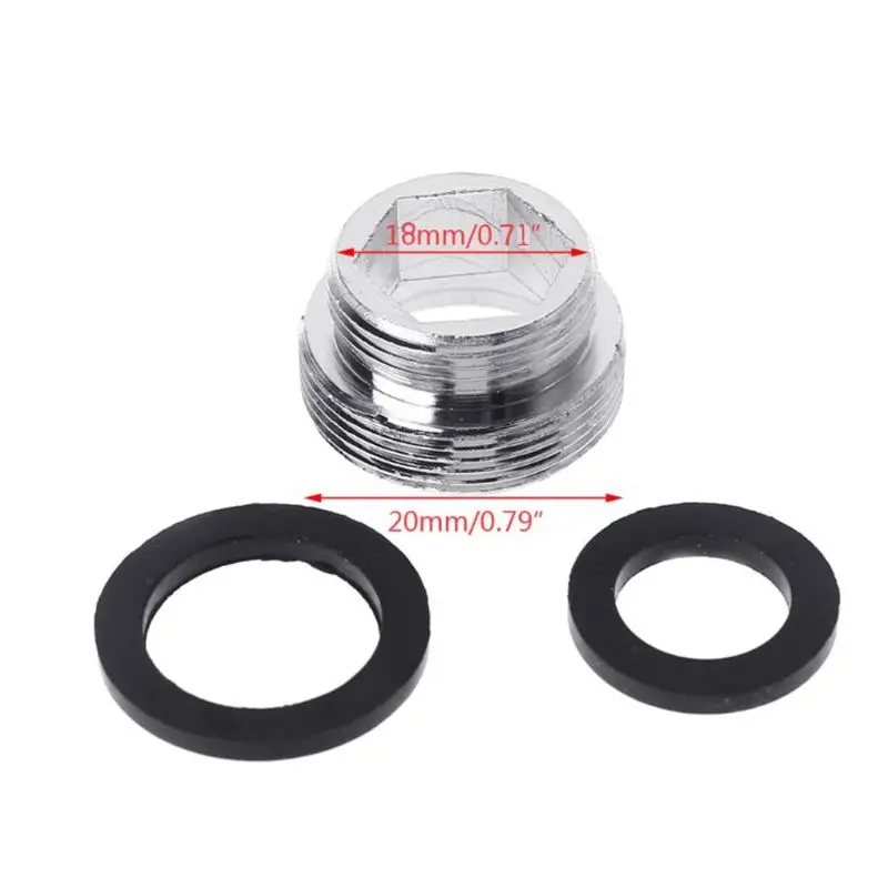 

Solid Metal Adaptor Outside Thread Water Saving Kitchen Faucet Tap Aerator Connector