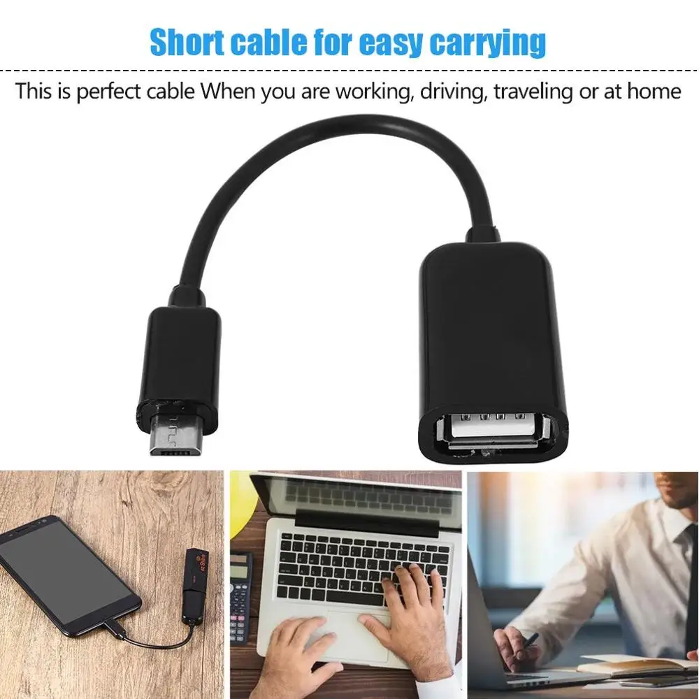 Кабель Micro USB для мужчин и женщин хост кабель OTG мини планшетных ПК мобильный