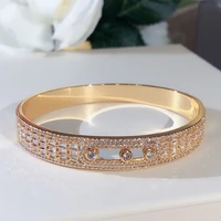 winter hot sale luxury brand new womens love bracelet aaa zircon high quality sub gold material giving gifts party girl clasp