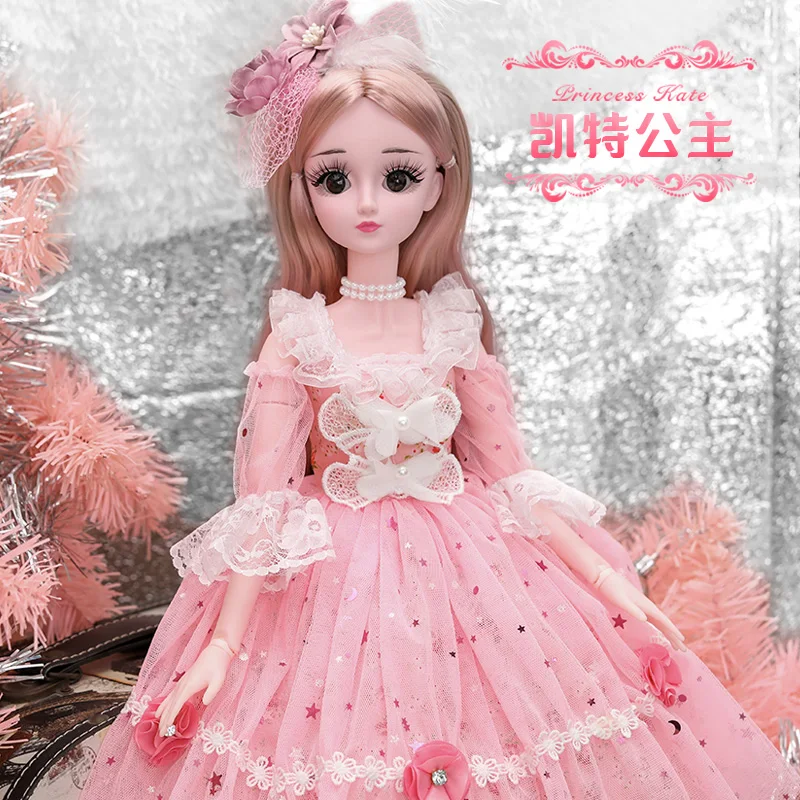 Кукла шарнирная 23 6 1/3 дюйма 20 шарниров с одеждой обувью париком волосами макияжем