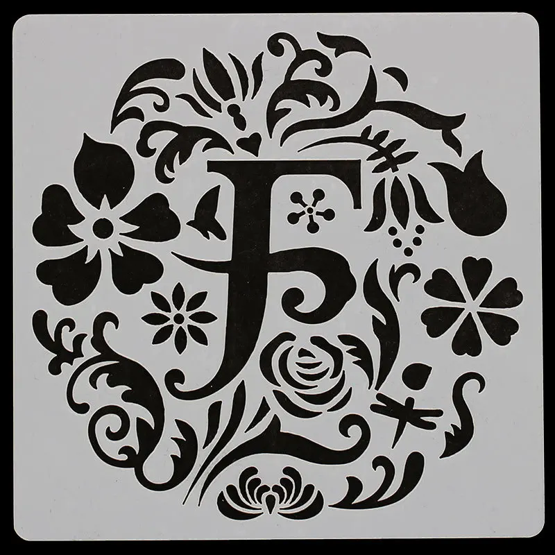 

13*13 flower pvc Layering Stencils for DIY Scrapbooking/photo album Decorative Embossing DIY Paper Cards Crafts