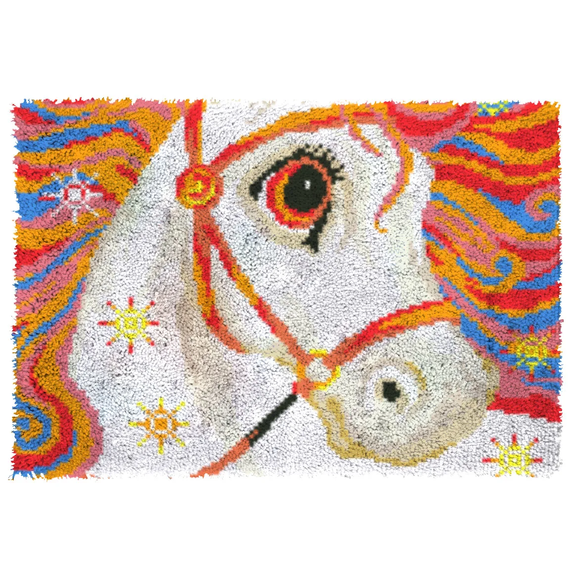 

Horse hooks tool kit in a suitcase rugs and carpets thread knitting tools Handmade carpet kids room carpet
