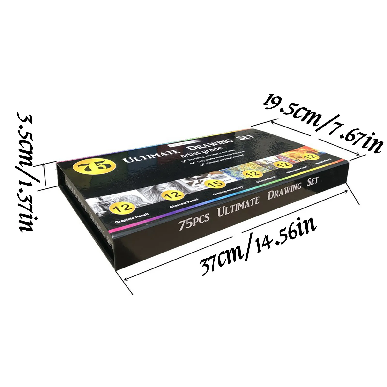 

Professional 75 Pcs Painting Oil Color Pencil Set Coloured Drawing Pencil For Kids Students Drawing School Art Supplies#g45