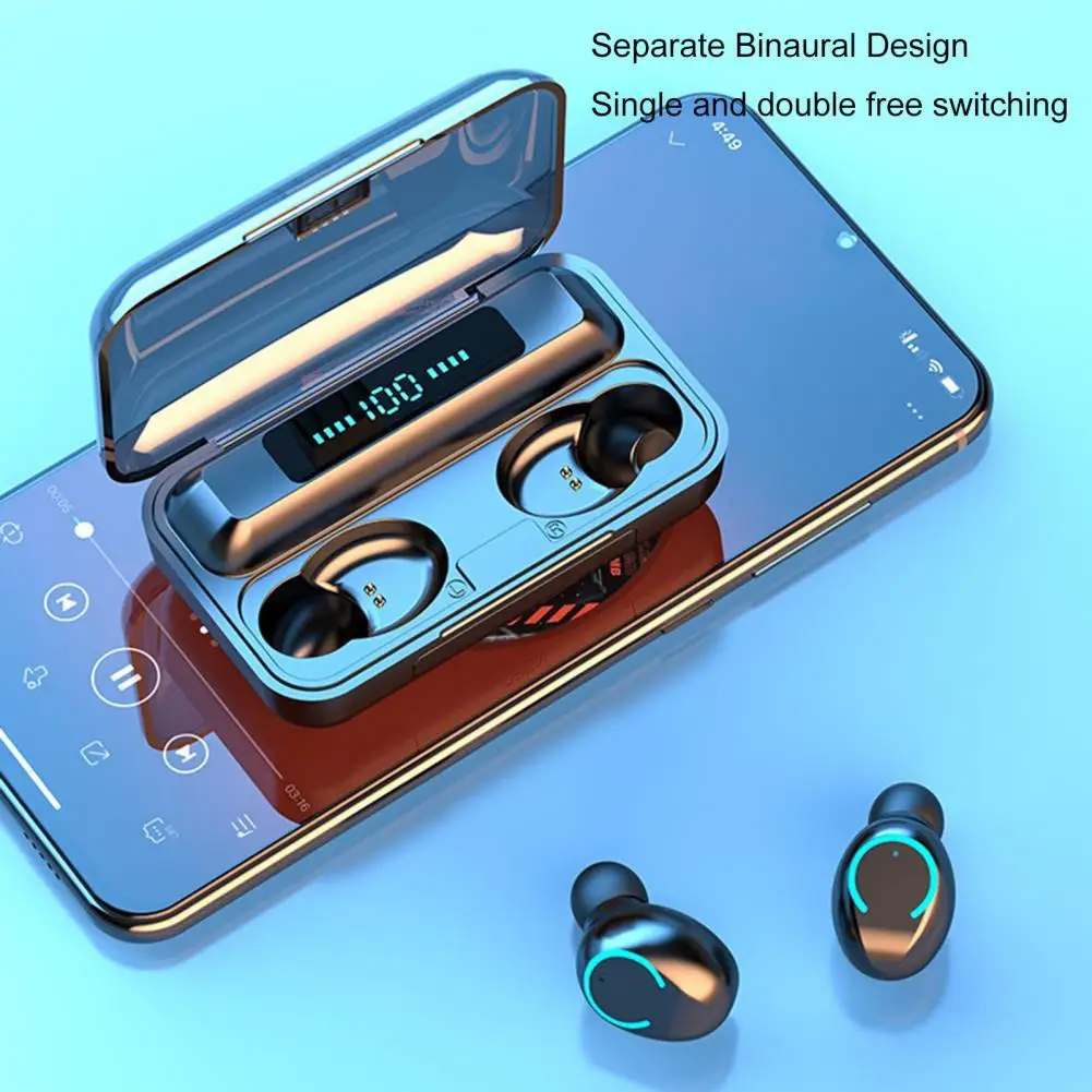 

Compact Fashion IPX7 Waterproof In-ear Earphones ABS Bluetooth-compatible Earbuds IPX7 for Gaming