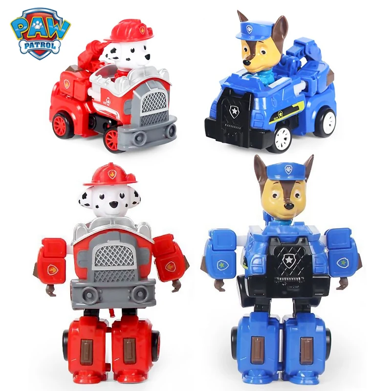Собачий патруль высококачественный автомобиль перемоделируемый робот экшн