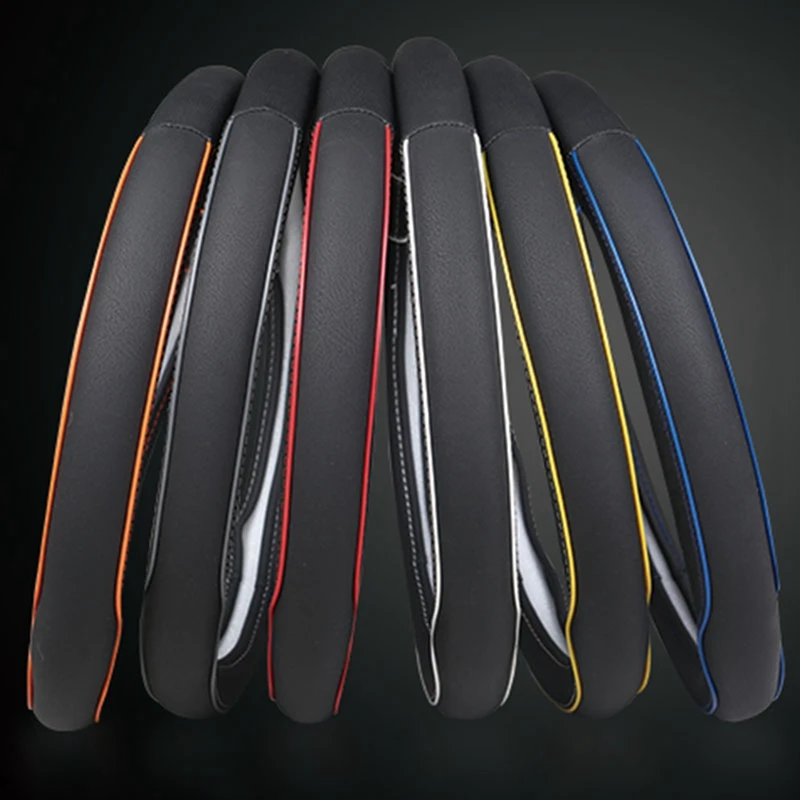 

Car Steering Wheel Cover Four Seasons Steering Wheel Hubs for Interior Accessories 36-40CM