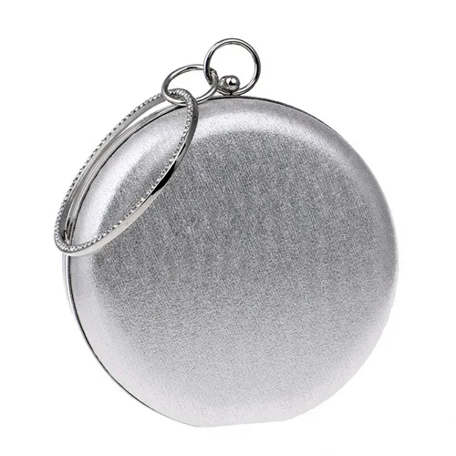 YM1194silver Звездное небо круговая модная Замшевая сумка через плечо с цепным ремнем женские сумки через плечо дамская сумочка круглая сумочка - Цвет: YM1194silver