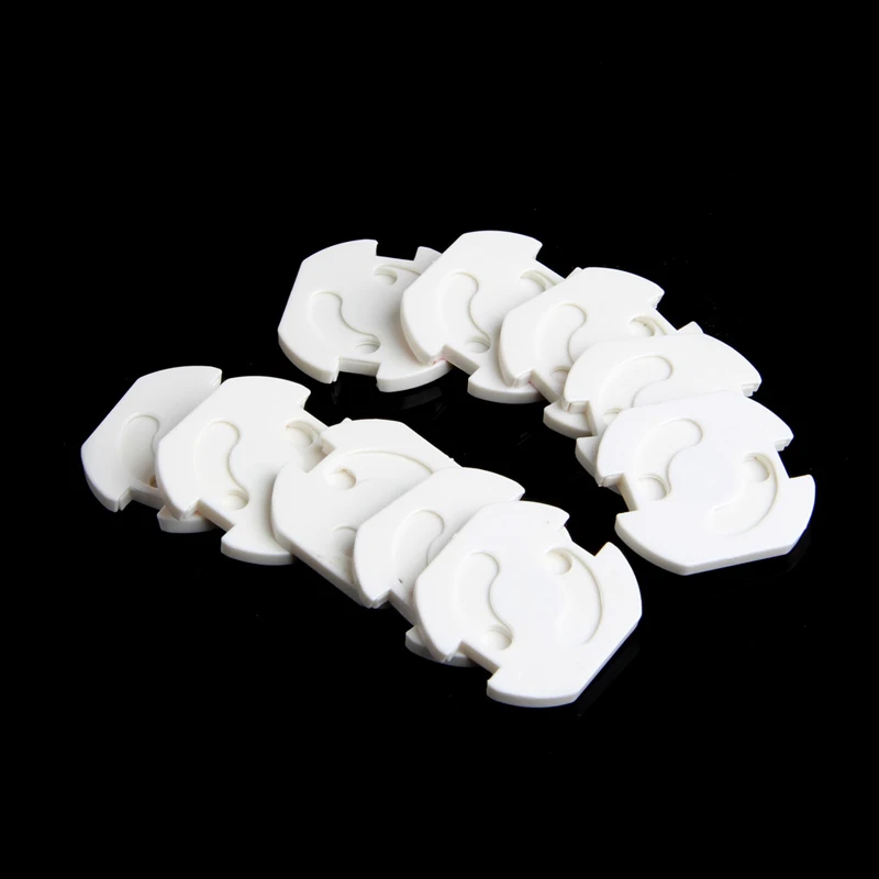 

W3JF 10Pcs Mains Plug Socket Cover Baby Proof Child Safety Plug Guard Protector