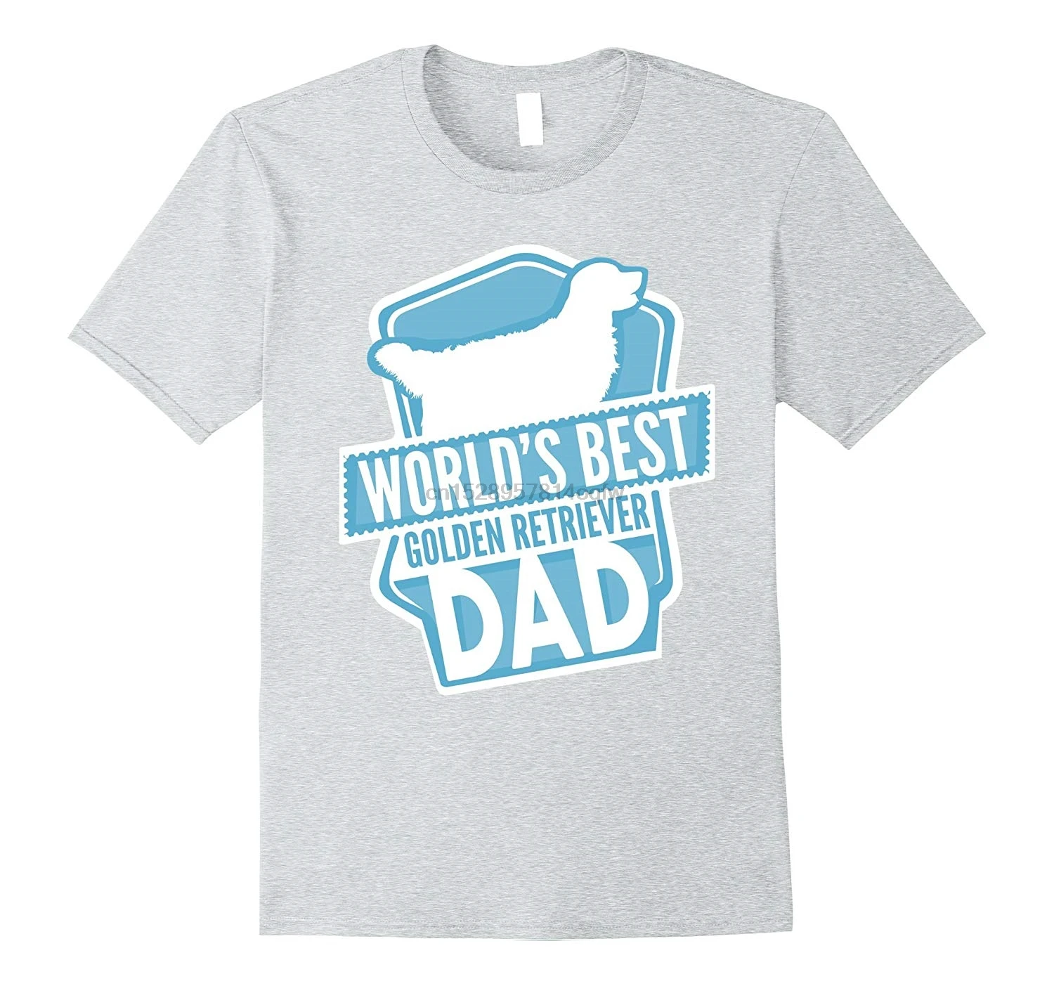 Мужская футболка с изображением золотого ретривера папа забавная милая собака RT