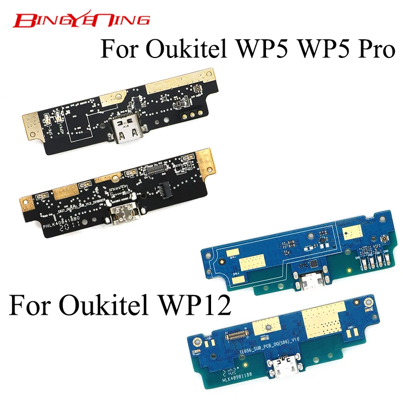 BingYeNing новый оригинальный для Oukitel WP5 Pro WP12 плата зарядного порта Usb разъем Запасная