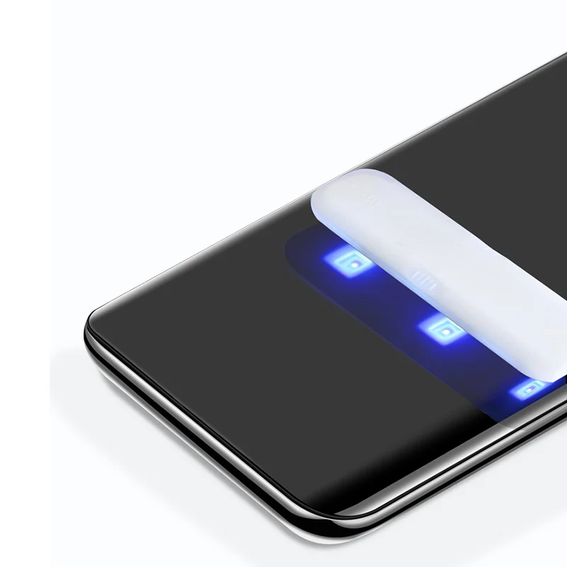 Защитное стекло JGKK для Motorola Edge + закаленное с жидким клеем | Мобильные телефоны и
