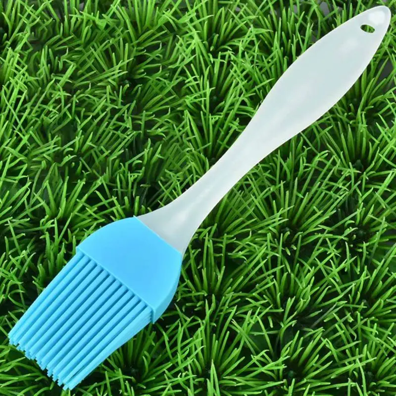 

1 PC Small Silicone Pastry Brush Baking BBQ Basting Brush Baking Oil Brush Clear Handle Kitchen Tools Hot Dropshipping
