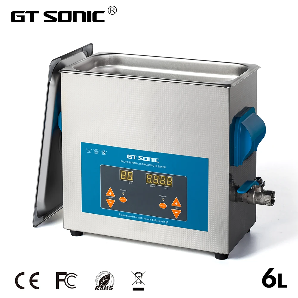 Ультразвуковой очиститель GTSONIC 6 л 150 Вт с цифровым дисплеем и