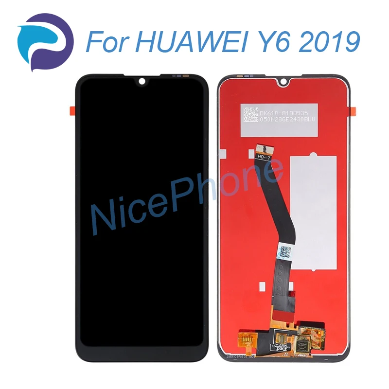 Для HUAWEI Y6 премьер 2019 ЖК экран + сенсорная панель (диджитайзер) дисплей 1560*720 MRD LX1/1F/1N