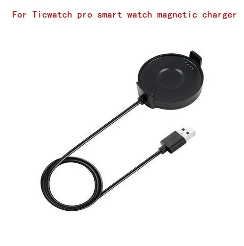 B Сменное магнитное зарядное устройство USB для Ticwatch Pro/S/E смарт-браслет часы зарядка кабель для быстрой зарядки браслет адаптер док-станции - Цвет: B