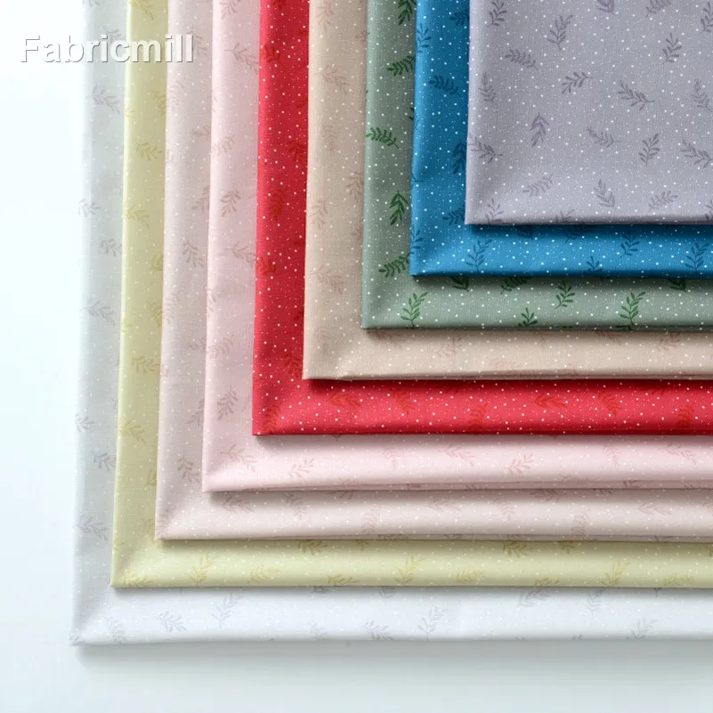 Цветные ветки растений Morandi ручная работа сделай сам лоскутная хлопчатобумажная