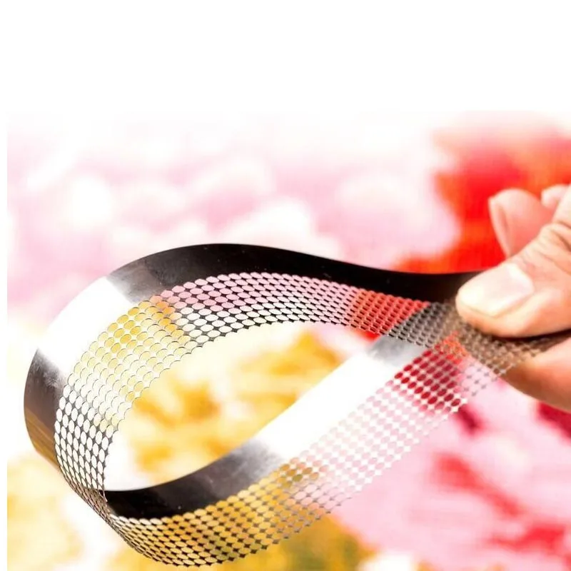 Мерная линейка для рисования в горошек алмазная вышивка сетчатая из нержавеющей