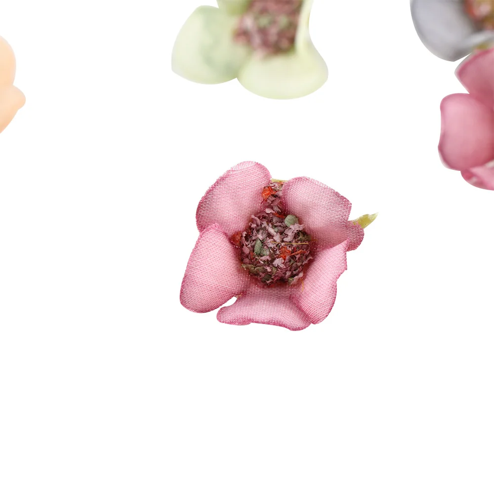 100 шт./компл. цветок ромашки бутоны искусственных цветов мини шелк для венок