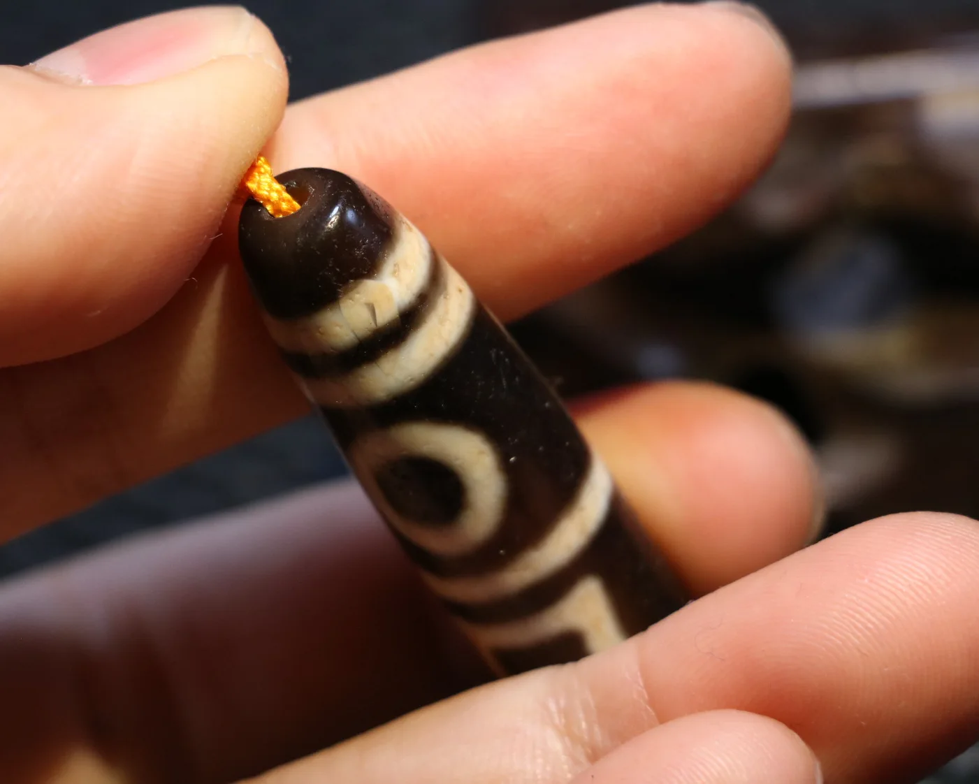 Уникальный волшебный Тибетский старинный Агат небеса и земли гармоничный символ