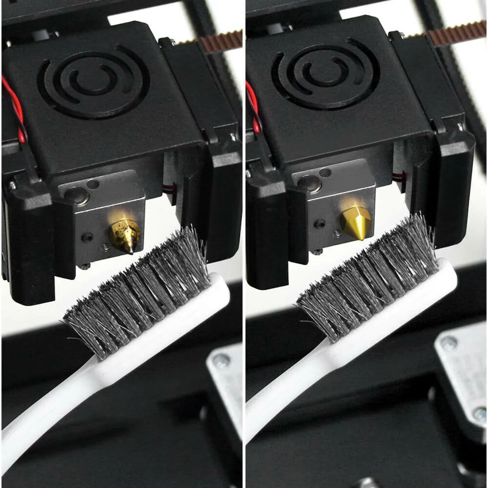 

5pcs Wire Brass BrushMini Brushes Micro Steel Brass Rust Remover Paint Remove Metal Scrubbing Polishing Burring Brush Hot！