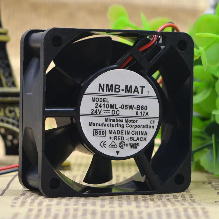 NMB 2410ml-05w-b60 DC 24В 0.17a 6 см 6025 осевой вентилятор охлаждения | Компьютеры и офис