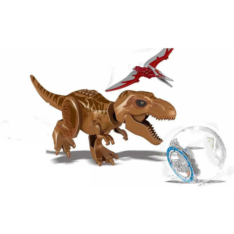 В наличии 82028 тираннозавр динозавр Т Рекс строительные блоки кирпичные игрушки