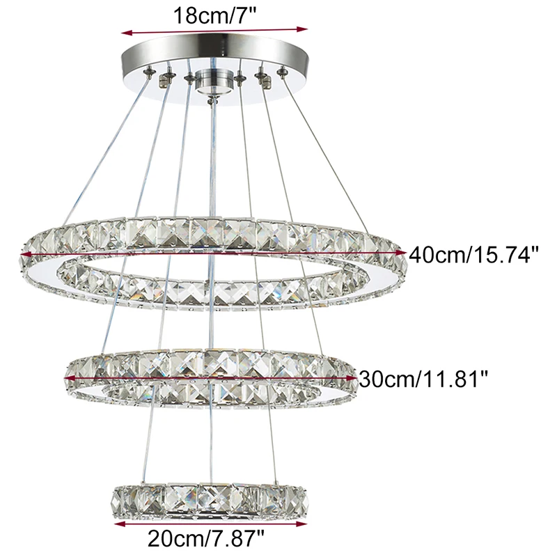 

Modern LED Crystal Chandelier Lights Lamp For Living Room Cristal Lustre Chandeliers Lighting Pendant Hanging Ceiling Fixtures