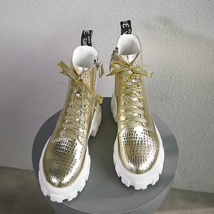 Женские ботильоны из коровьей кожи MLJUESE зимние ботинки с коротким плюшем и