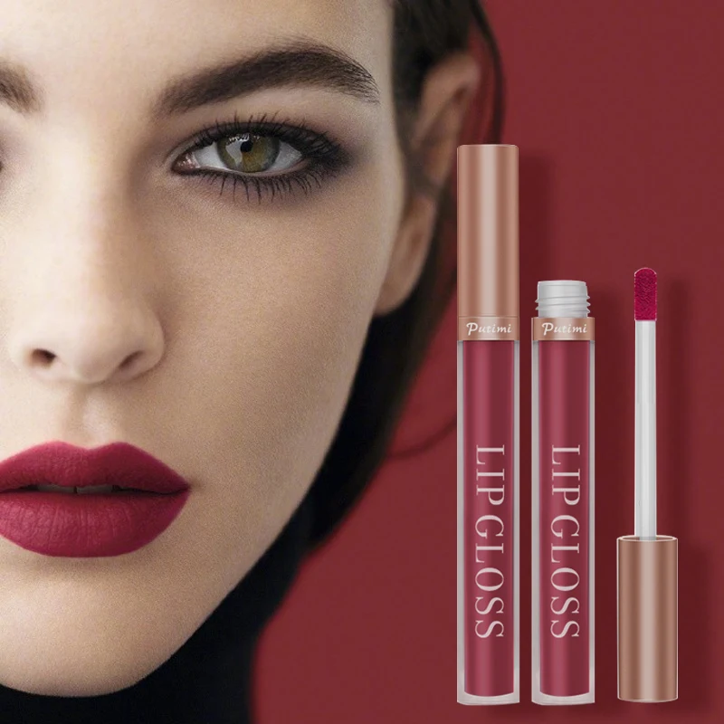Бархатные матовые помады PUTIMI для губ блеск водостойкий стойкий сексуальный